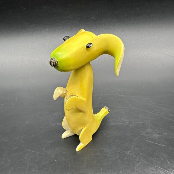 Enesco Other - Enesco Home Grown Banana Dog Dachshund Figurine Anthropomorphic Resin Kitsch